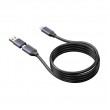 UNITEK D1135AGY01 laptop dock/port replicator Docking USB 3.2 Gen 1 (3.1 Gen 1) Type-C Grey