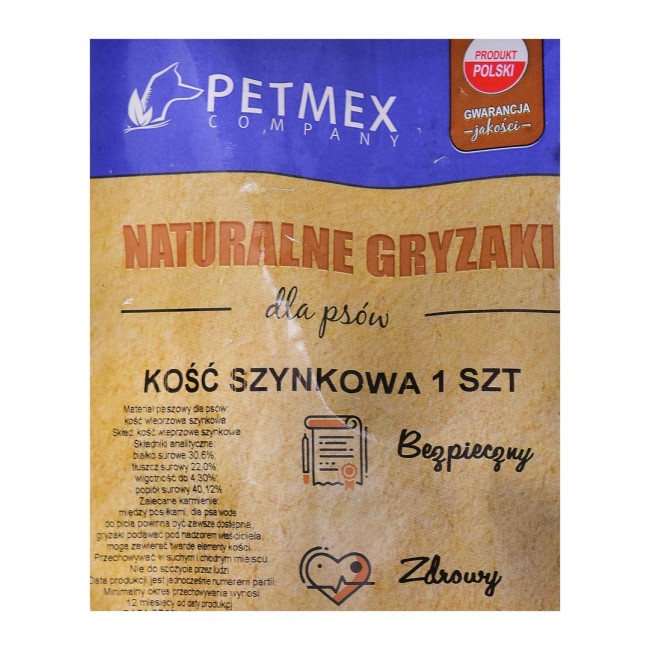 PETMEX Ham bone - dog chew - 1 pc(s) PETMEX Ham bone - dog chew - 1 pc(s)