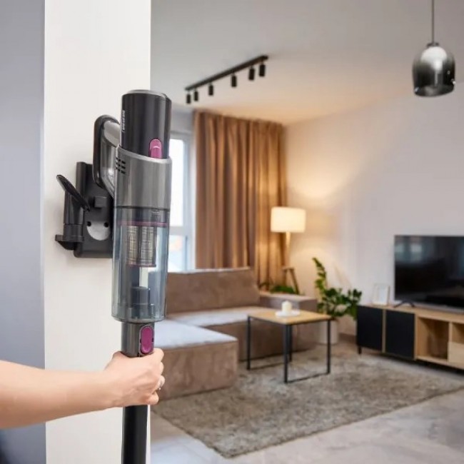 Cordless upright hoover MOD-70 Black purple Cordless upright hoover MOD-70 Black purple