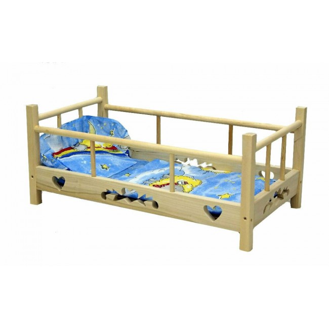 Wooden cot pattern 154255 MALIMAS