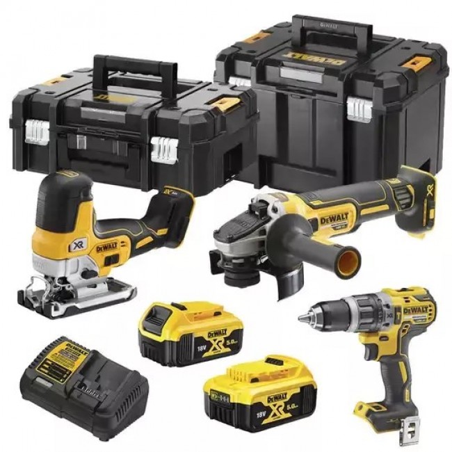 DEWALT Akku-Schlagbohrschrauber-Set 18V / 5Ah DEWALT Akku-Schlagbohrschrauber-Set 18V / 5Ah