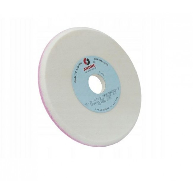 ANDRE PROFILE GRINDING WHEEL 250mm x10/7mm x 32mm 99A60N7/CRA60O7 VTE10-35 WHITE-PINK ANDRE PROFILE GRINDING WHEEL 250mm x10/7mm x 32mm 99A60N7/CRA60O7 VTE10-35 WHITE-PINK