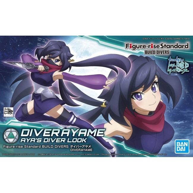 Figurine collector's BANDAI RISE BUILD DIVERS DIVER AYAME Figurine collector's BANDAI RISE BUILD DIVERS DIVER AYAME