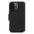 Leather case for iPhone 16, black