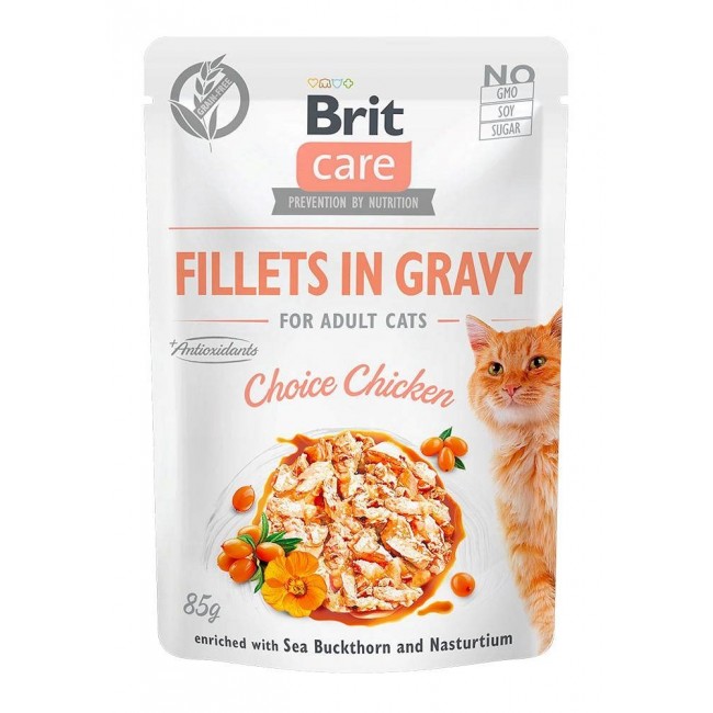 BRIT Care fillets in gravy box wet cat food 12x85g