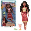 Disney Vaiana 2 Toys, Swimming Tautai Vaiana Fashion Doll with 2 Accessories & Color-Change Bodice