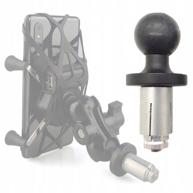 MOTORBIKE PHONE HOLDER FREEDCONN MC7C + BM2R HEAD TUBE ATTACHMENT MOTORBIKE PHONE HOLDER FREEDCONN MC7C + BM2R HEAD TUBE ATTACHMENT