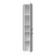 Bathroom cabinet NEL II 31x30x174 cm, matt white Bathroom cabinet NEL II 31x30x174 cm, matt white