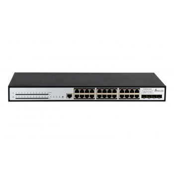 Extralink Chiron Pro | Switch PoE | 24x RJ45 1000Mb/s PoE, 4x SFP+, L3, zarządzalny, 370W