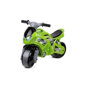 Green motorcycle