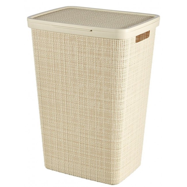 Curver NATURAL STYLE laundry basket 58L Cream Curver NATURAL STYLE laundry basket 58L Cream