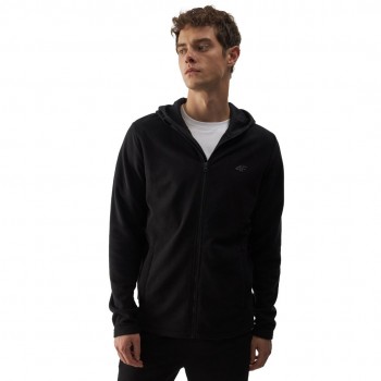 Men's Fleece Jacket 4F M290 Deep Black 4FWMM00TFLEM290 20S S