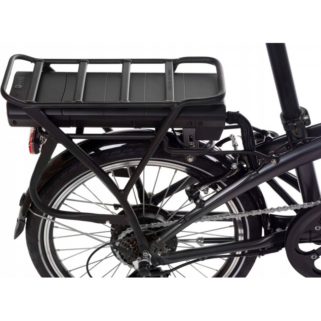 Snapp City-E Graphite folding electric bicycle