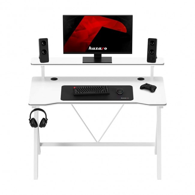 Huzaro Hero 1.9 White Gaming Desk Huzaro Hero 1.9 White Gaming Desk