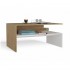 BOSTON artisan/white coffee table bench