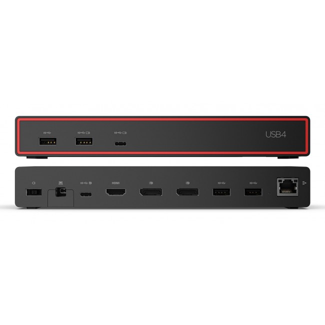 Lenovo ThinkPad USB4 Dock 5000 Wired Thunderbolt 4 Black