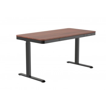 ACTIVEJET desk with electric height adjustment 120x60 ET119S black/walnut