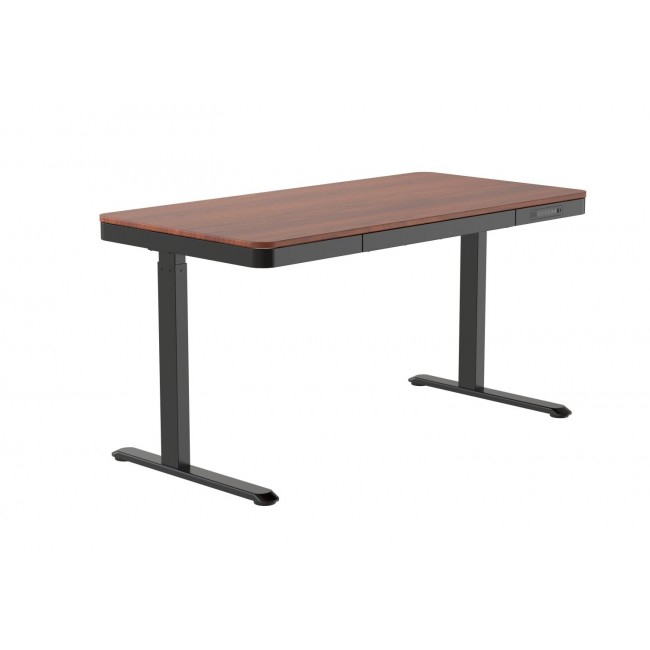 ACTIVEJET desk with electric height adjustment 120x60 ET119S black/walnut