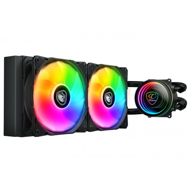 COUGAR CPU Water Cooling, Poseidon Elite 240, ARGB, Black COUGAR CPU Water Cooling, Poseidon Elite 240, ARGB, Black