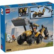 LEGO CITY 60480 Yellow Backhoe Loader
