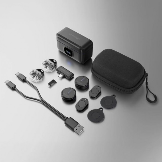 Streamplify MIC GO Black Clip-on microphone
