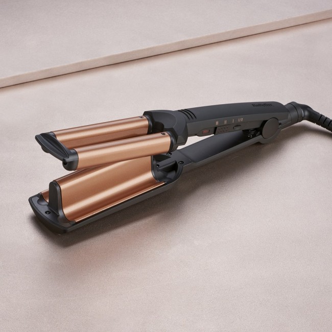 BaByliss Deep Waves Curling iron Warm Black, Orange 98.4