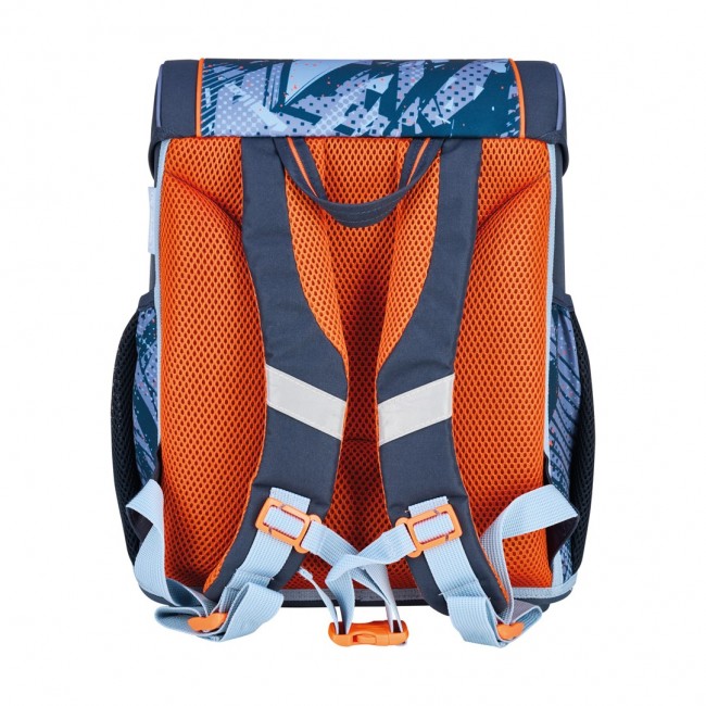 Herlitz Loop Plus TechMech school bag set Boy Polyester Blue, Orange