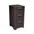 CURVER Rattan 206313 Storage Unit with 3 14 L Drawers, Dark Brown