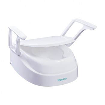 Dietz SmartFix toilet seat with armrests