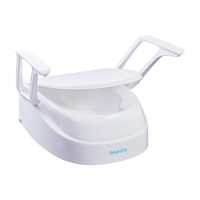 Dietz SmartFix toilet seat with armrests Dietz SmartFix toilet seat with armrests
