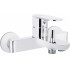 Wall-mounted bathtub mixer