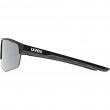 Uvex 5330812216 sports glasses Unisex Semi rimless Black Interchangeable lenses