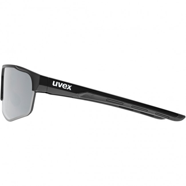 Uvex 5330812216 sports glasses Unisex Semi rimless Black Interchangeable lenses
