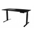 Desk with electric height adjustment MOON LONG 150x80x72-120 black