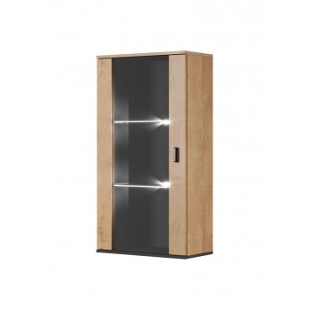 Cama hanging display cabinet SOHO lefkas oak/black