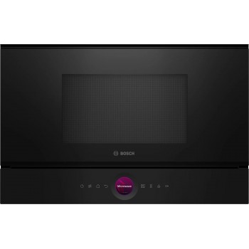 Bosch Serie 8 BFR7221B1 microwave Black Solo microwave Built-in 21 L 900 W