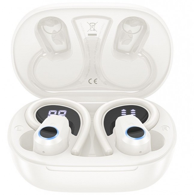 Hoco EQ8 Pure Joy Headset Wireless In-Ear Calls/Music Bluetooth White Hoco EQ8 Pure Joy Headset Wireless In-Ear Calls/Music Bluetooth White