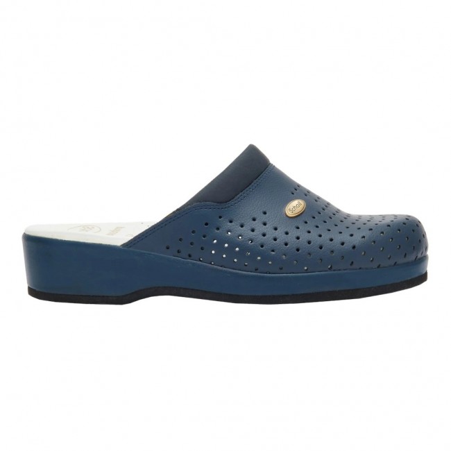 Scholl Clog Backguard - unisex clogs navy blue, size 40 Scholl Clog Backguard - unisex clogs navy blue, size 40