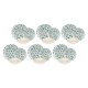 ROSE&TULIPS SEA STONES Dinner service for 6 people ROSE&TULIPS SEA STONES Dinner service for 6 people