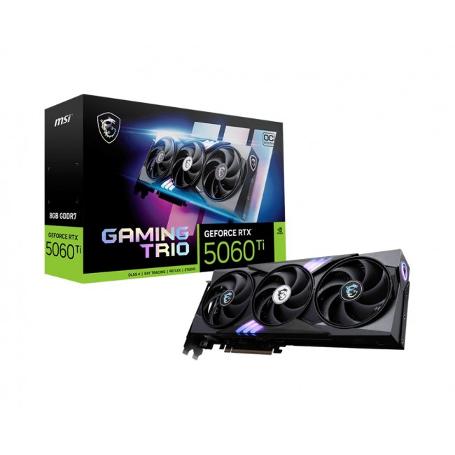 MSI GeForce RTX 5060 Ti 8G GAMING TRIO OC NVIDIA 8 GB GDDR7 MSI GeForce RTX 5060 Ti 8G GAMING TRIO OC NVIDIA 8 GB GDDR7