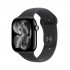 Apple Watch Series 11 GPS 46mm Jet Black Aluminium Case with Black Sport Band - M/L
