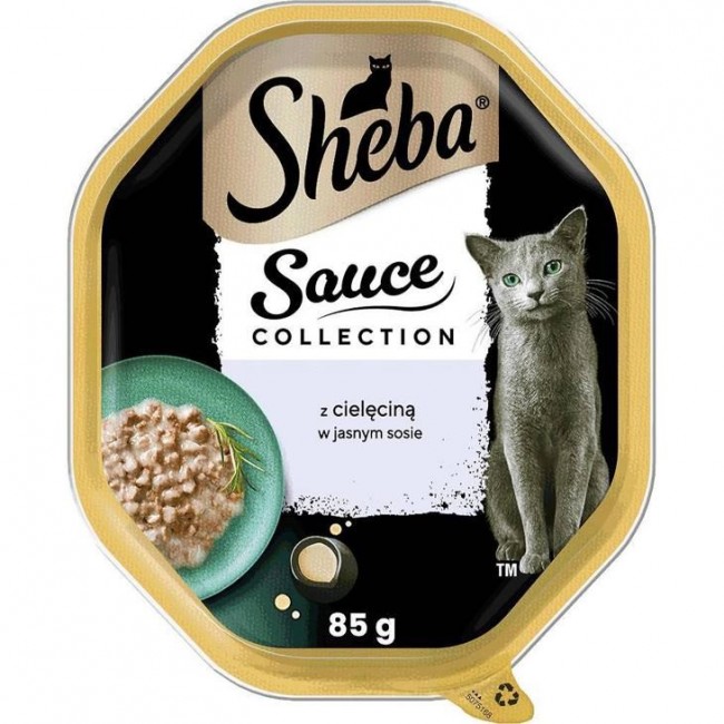 SHEBA Sauce collection Veal in light sauce wet cat food 85g SHEBA Sauce collection Veal in light sauce wet cat food 85g