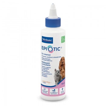 VIRBAC EpiOtic Ear Cleanser - ear care liquid for dogs and cats - 125ml