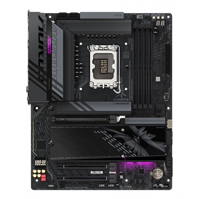 GIGABYTE Z890 AORUS ELITE WIFI7 Motherboard - Supports Intel Core Ultra (Series 2) CPUs, 16+1+2 phases VRM, up to 8800MHz DDR5 (OC), 1xPCIe 5.0 + 3xPCIe 4.0, Wi-Fi 7, 2.5GbE LAN, Thunderbolt 4