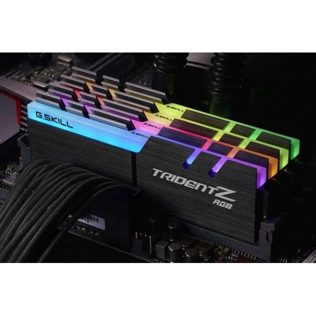 G.Skill Trident Z RGB (For AMD) F4-3200C16Q-32GTZRX memory module 32 GB 4 x 8 GB DDR4 288-pin DIMM
