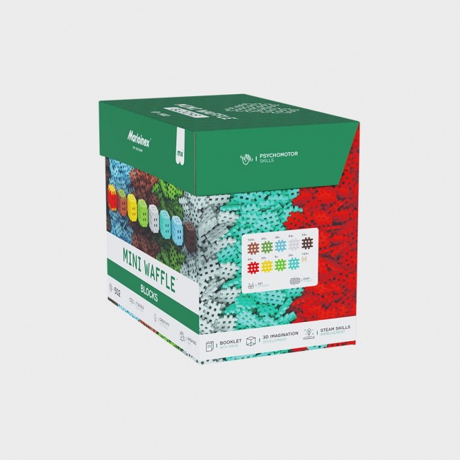 Marioinex Mini Waffle building blocks, 502 pieces