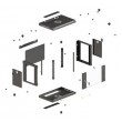 Lanberg WF03-5306-10B rack cabinet 6U Wall mounted rack Black Lanberg WF03-5306-10B rack cabinet 6U Wall mounted rack Black