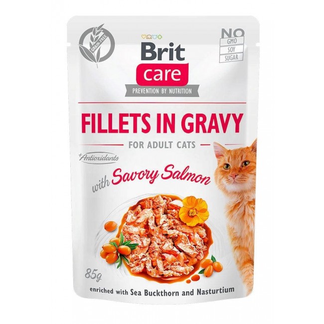 BRIT Care fillets in gravy box wet cat food 12x85g