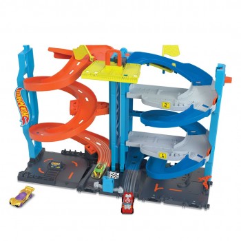 Hot Wheels City Racing Tower With Transformation HKX43 MATTEL Play Set