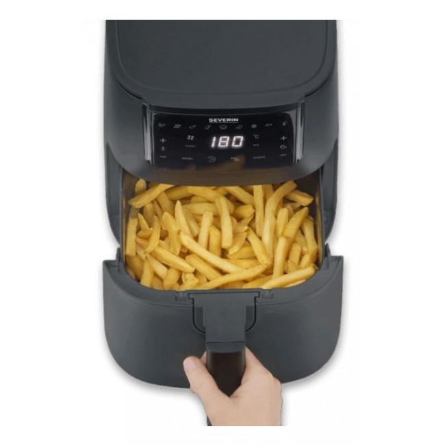 Severin FR 2461 Single 4 L Stand-alone 1300 W Hot air fryer Black